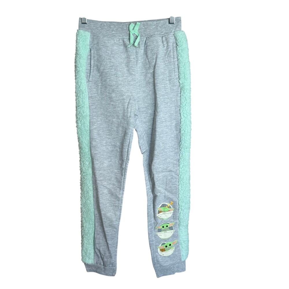 Star Wars Baby Yoda Grogu Sweat Pants Sweatpants Kids M 7 8 NWOT